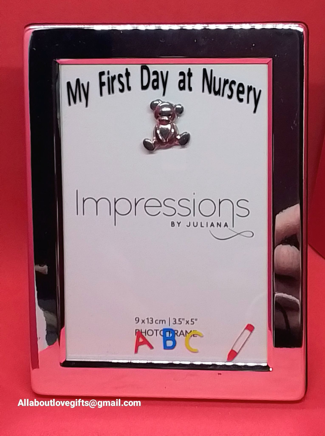 First Day At Nursery Unique Hand Decorated 