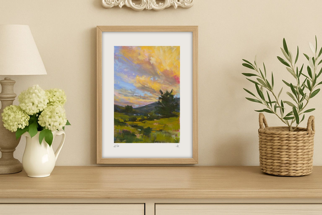 Tirage d'art - Ciel du soir