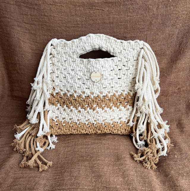 SAC BOHÈME A FRANGES EN COTON 