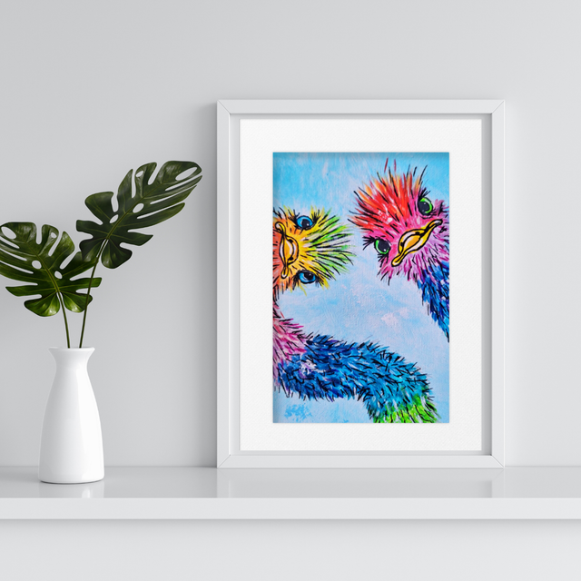 Struisvogel 2 | Print A4
