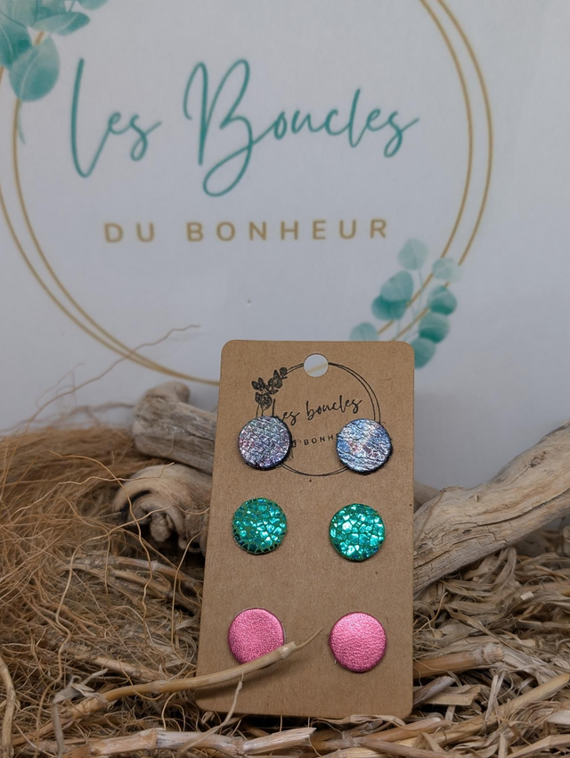 Lot de 3 paires de puces pu047