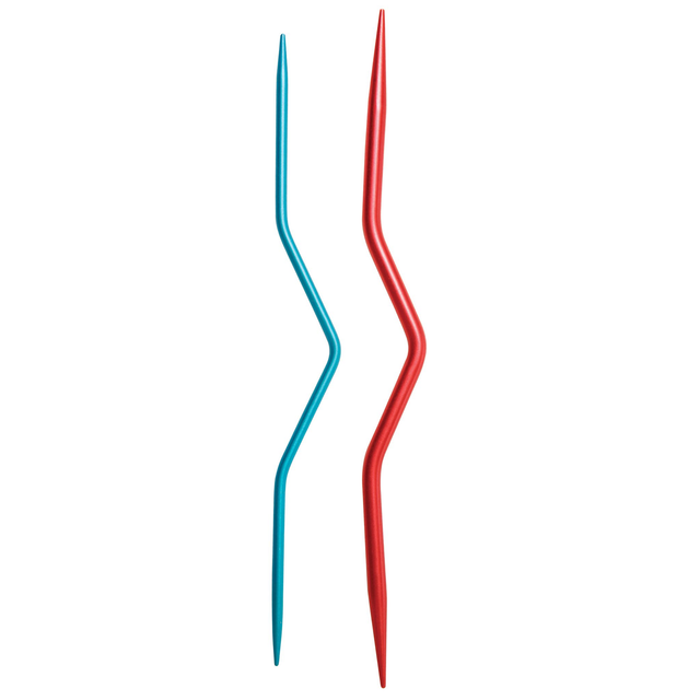 Cable Needles - KnitPro Coloured Aluminium - 2 Pieces