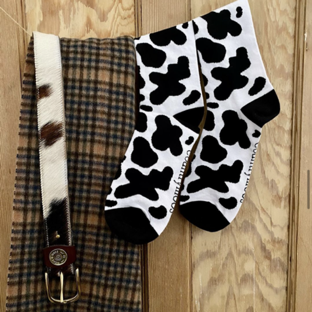 Cow Print Socks (Crew Style)