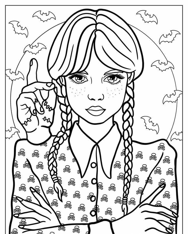 Wednesday Halloween Canvas 