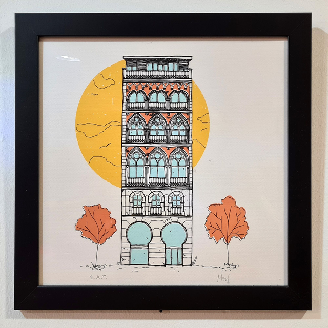 Casa Segura – serigrafia + marc