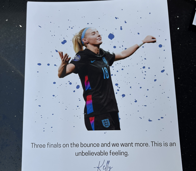 Chloe Kelly A4 Poster 