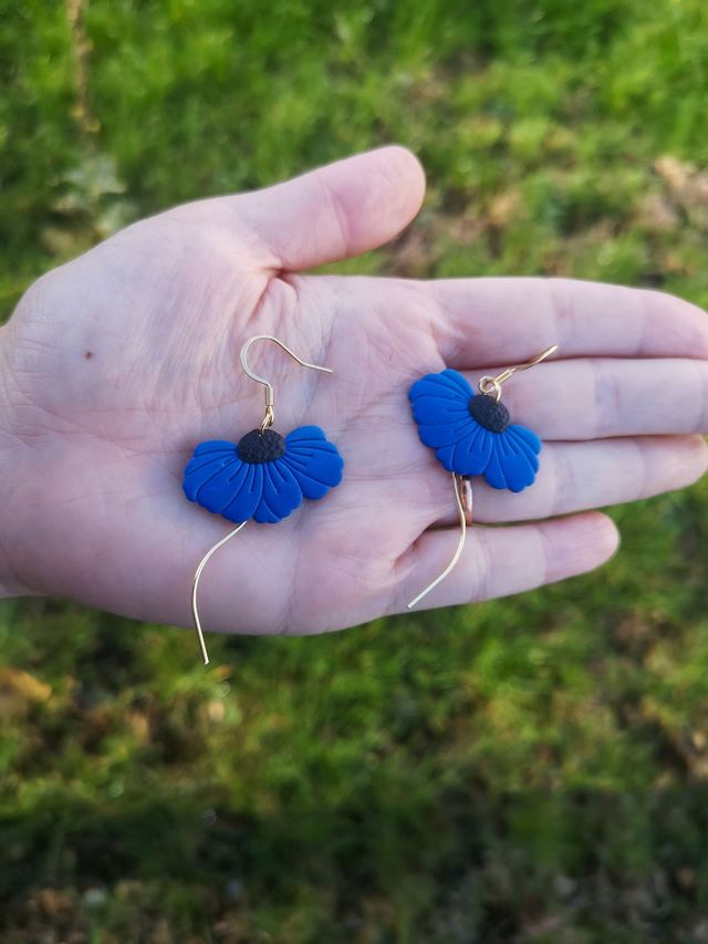 Collection Florale Embruns Océans - Boucles d'oreilles Léa