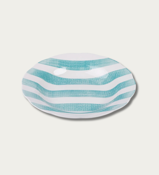 Blue Striped Pasta Dish