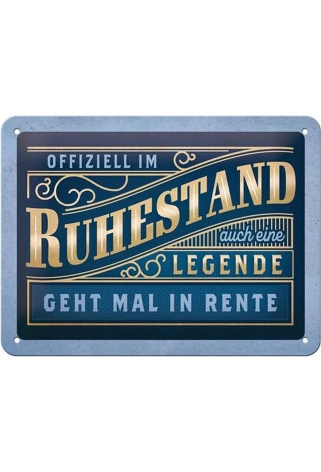 Dekoschild Ruhestand