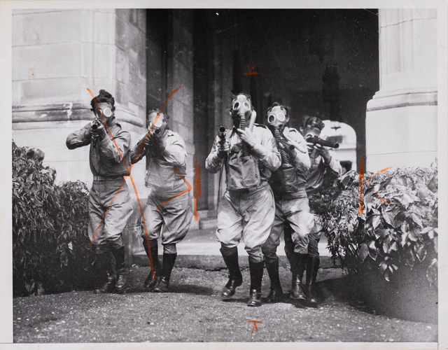 Tear gas guns, Cuban soldiers, 1934