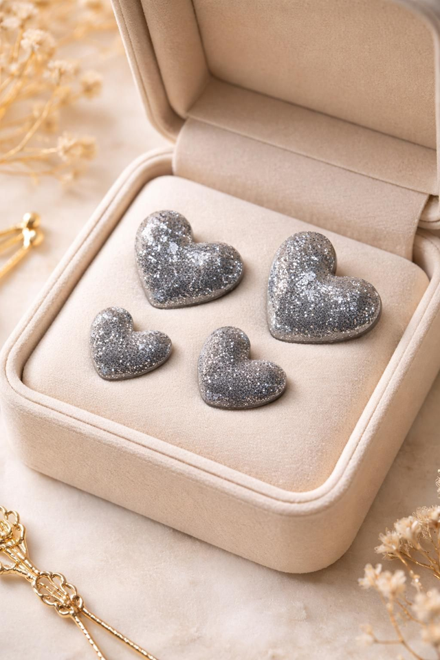 Lot de 2 boucles d'oreilles-Collection Mere-fille