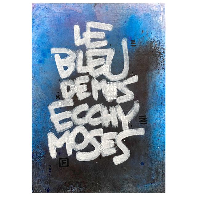 Le bleu de mes ecchymoses - 21x29cm / 2025
