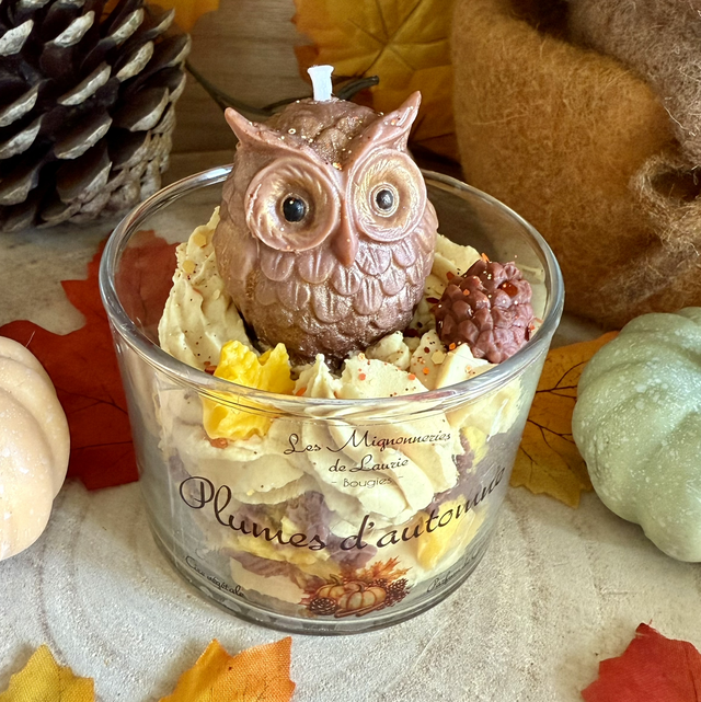 Bougie Plumes d’Automne