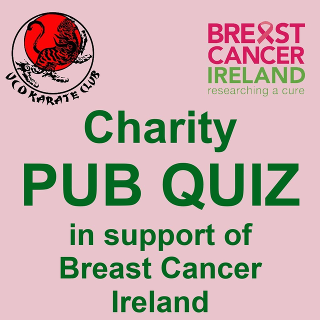Ticket for Pub Quiz in aid of Breast Cancer Ireland 