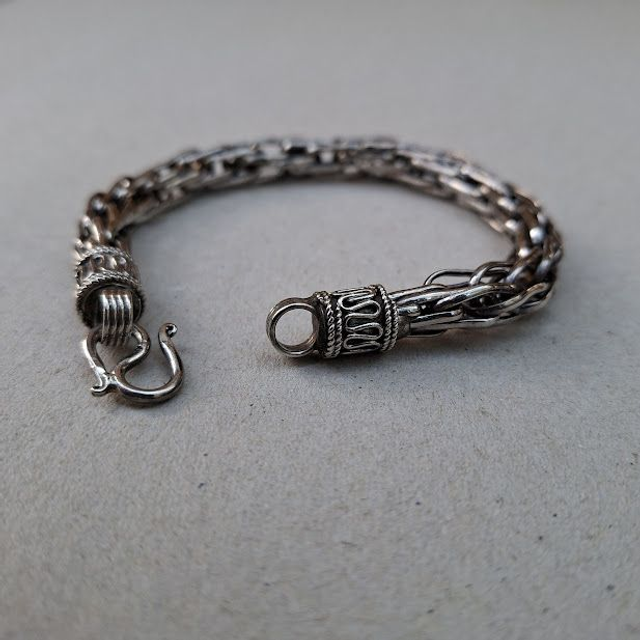 Zilveren heren armband vintage