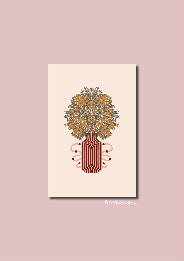 Carte A6 Mimosa 🌞