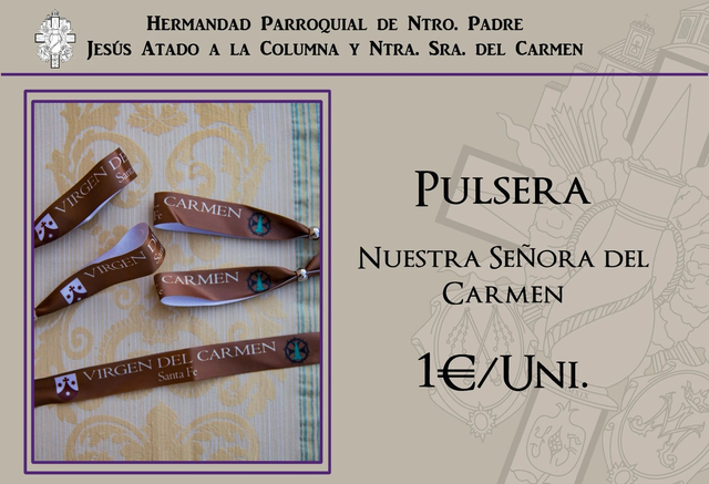 Pulsera Virgen del Carmen