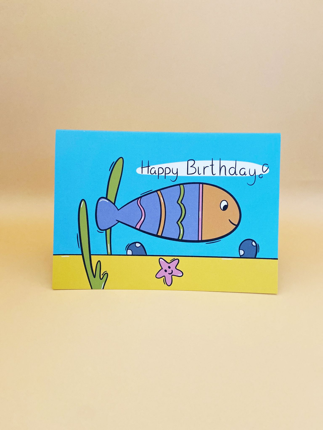 Under the sea greeting card
