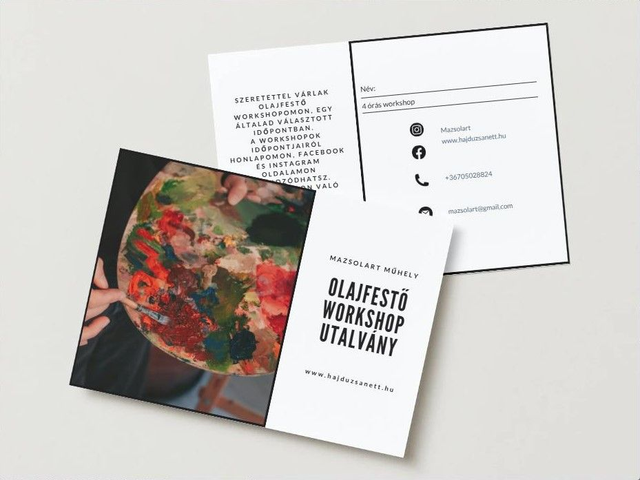 4 órás olajfestő workshop utalvány