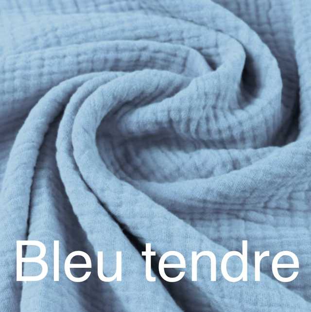 Double gaze bleue tendre