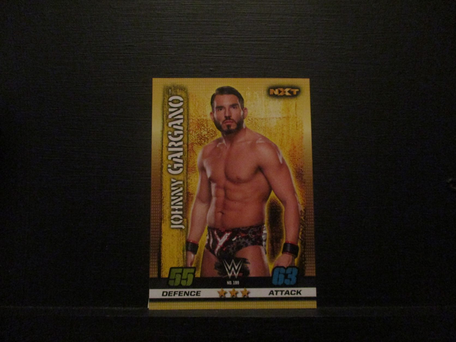 Johnny Gargano - NXT Slam Attax 10th Edition Original Trading Card #199