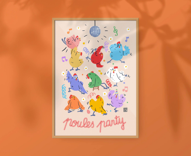 Poules Party 🐔🤍