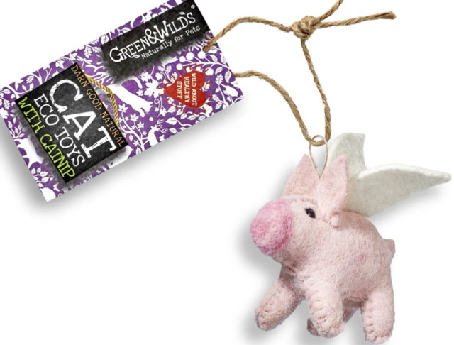 Green &amp; Wild | Piggy Sue Cat Toy