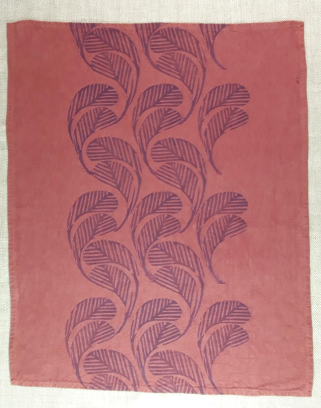 Essuie-main / torchon terre cuite 