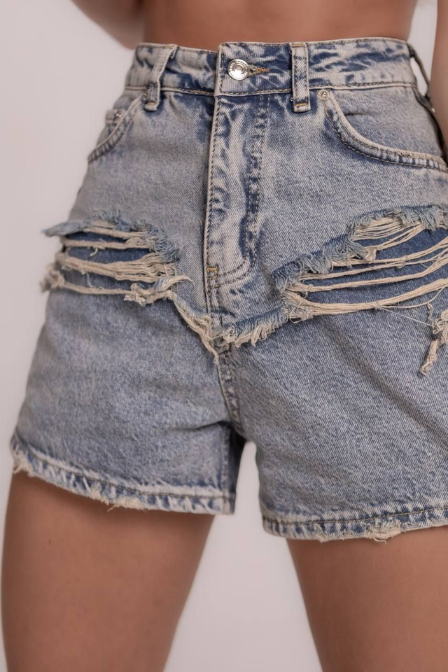 Denim shorts