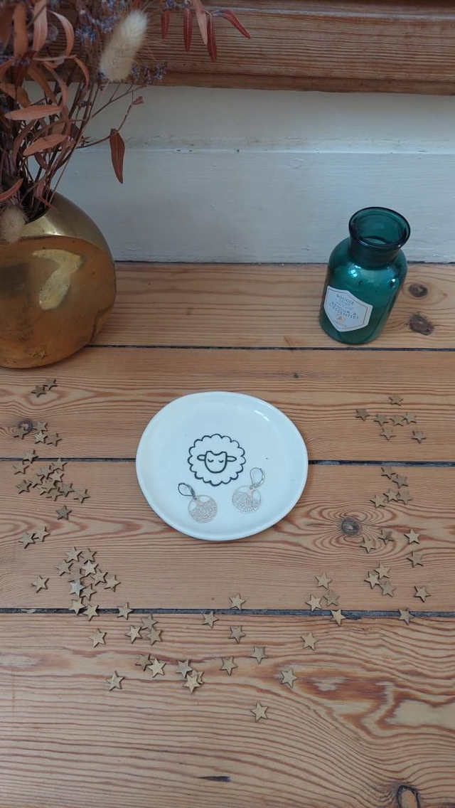 BO arbre de vie argenté 