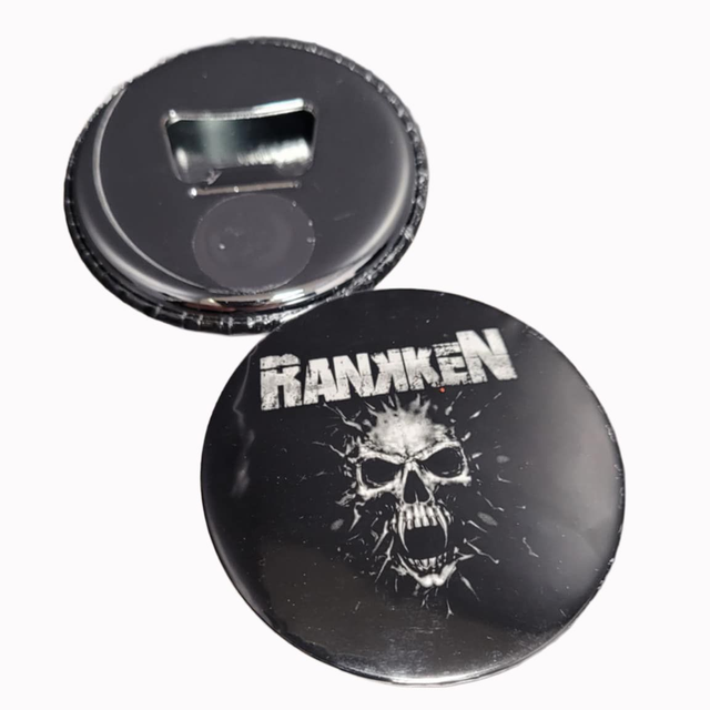 Badge décapsuleur magnet RANKKEN Demon Skull - 58 mm