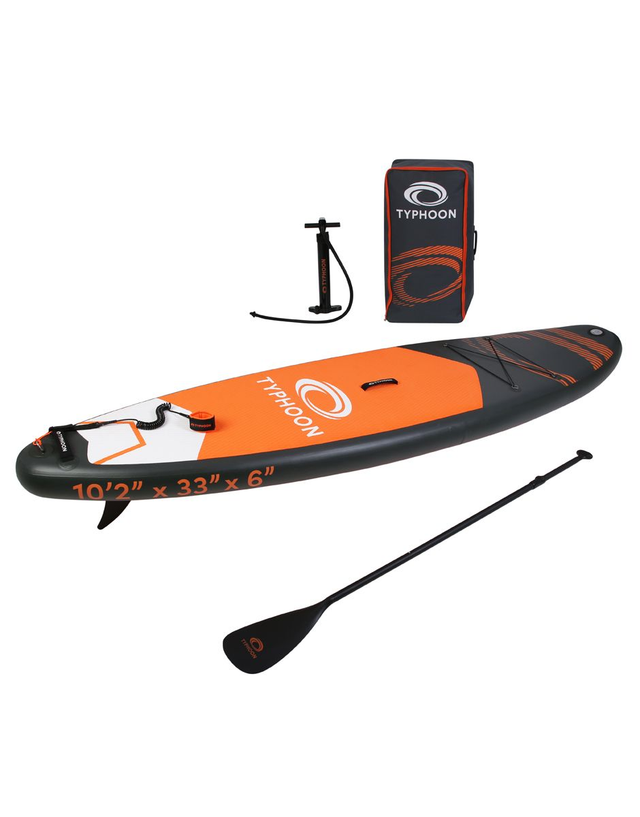 Typhoon Inflatable 10&#039;2&quot; Stand Up Paddle Board - SUP Full Kit