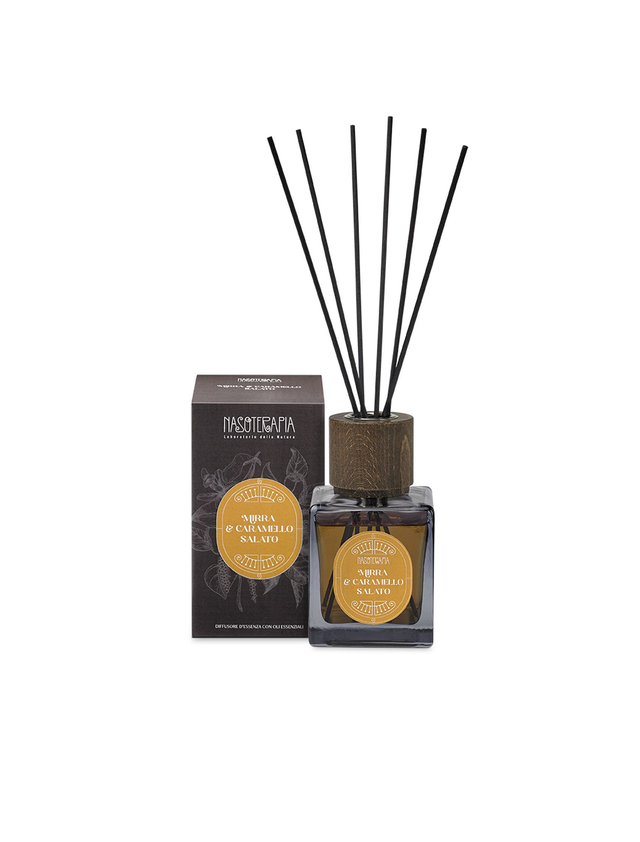 Nasoterapia - Mirra &amp; Caramello salato Diffusore a bastoncini 200ml