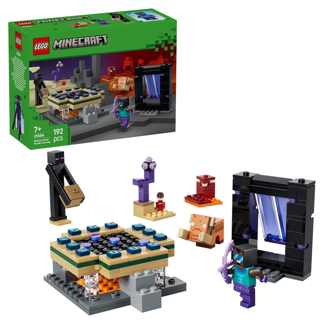 LEGO 21584 Minecraft Reise durch Nether und Endportal
