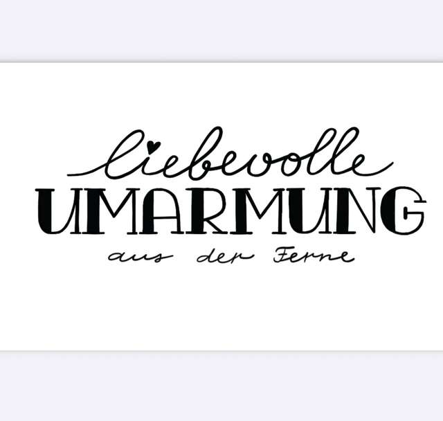 Stempel Umarmung 3x8cm