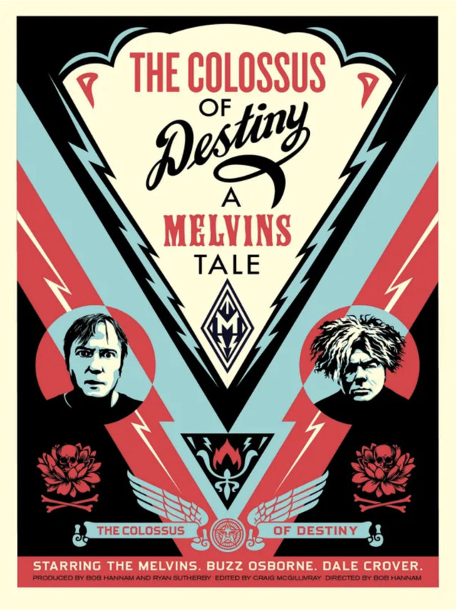 Shepard Fairey - Melvins Colossus - 300ex - 2017