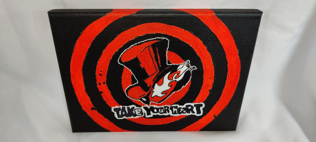 Toile brodée carte Persona 5