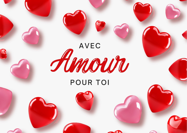 Paroles du cœur – Carte message A6