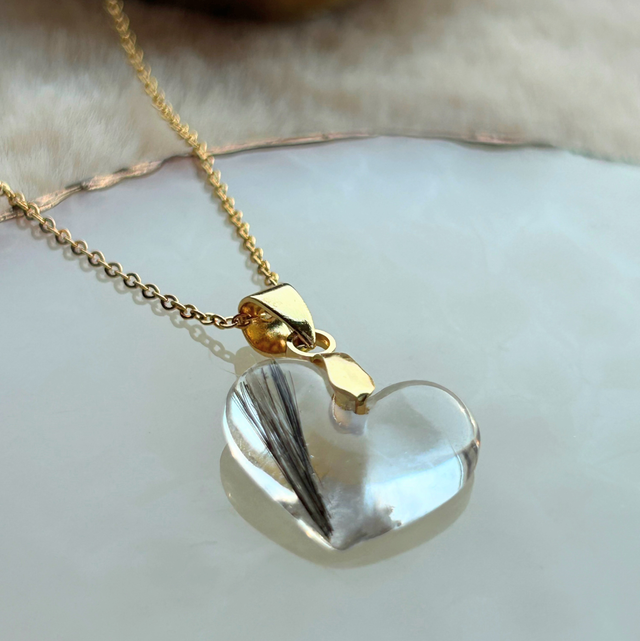 Minnehjerte • 16mm • gullbelagt • Rox