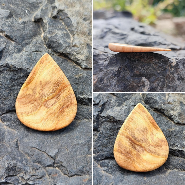 Médiator en Bois d'Olivier