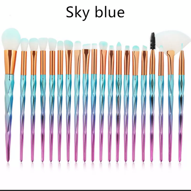 Set De 20 Pinceaux Teint &amp; Yeux