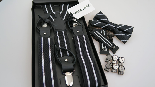 ÄRMELANKER Set Premium Black/White