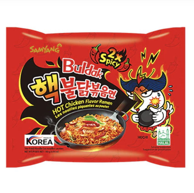 SamYang Buldak 2x Spicy Hot Chicken Flavour Instant Ramen 140g