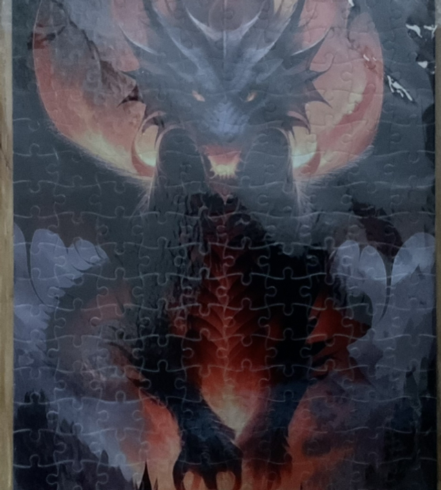 Dragon limited to 1 A3 200 piece jigsaw