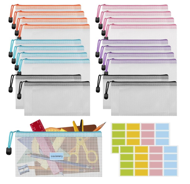 Trousse transparente à zip