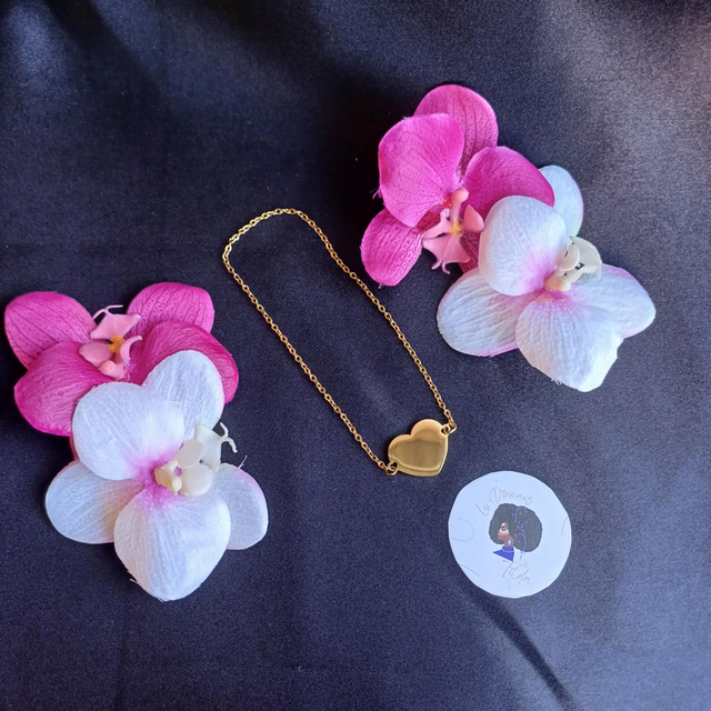 Bracelet ou Collier Cœur à graver 