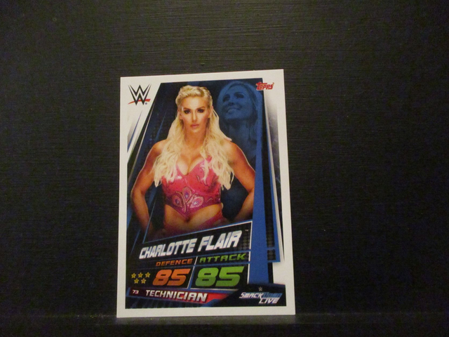 Charlotte Flair - Smackdown Live Slam Attax Universe Original Trading Card #73