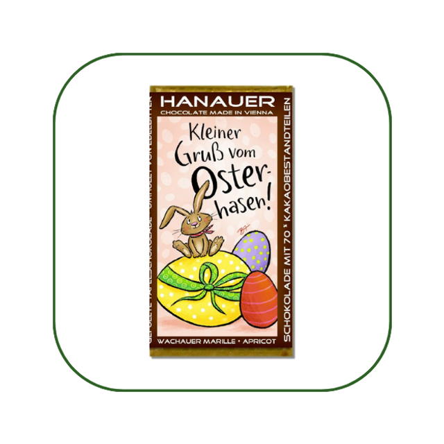 Kleiner Gruß vom Osterhasen, Bio Schokolade, 70g 