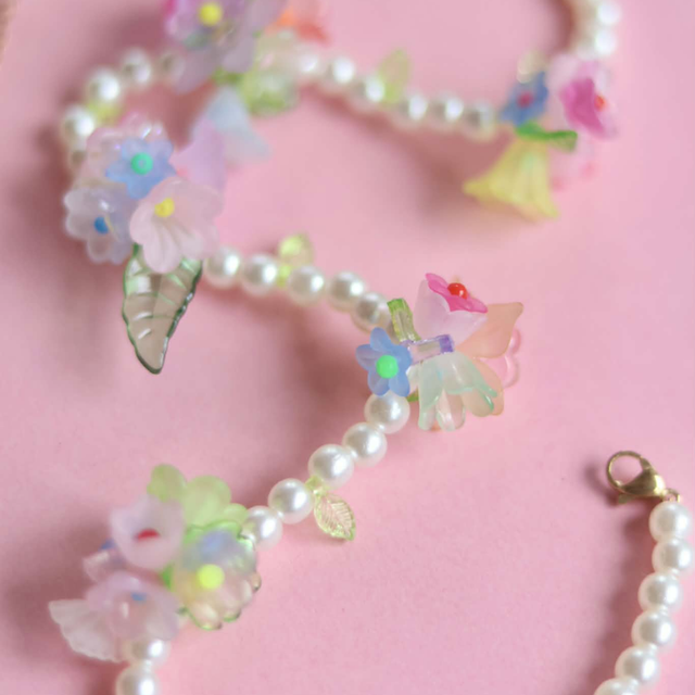Collier Fleurs Nacre