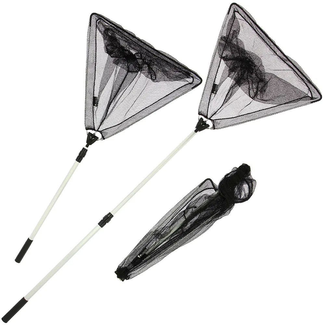 Angling Pursuits 50cm Triangular Folding Net and Handle Combo
